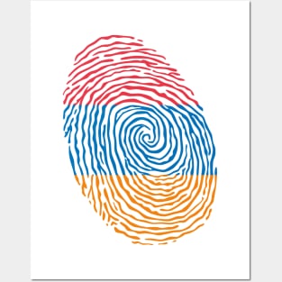 Armenia Fingerprint Posters and Art